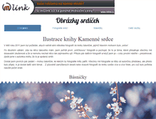 Tablet Screenshot of obrazky-srdicek.cz